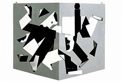 1995 - Uebung in Grau - Dreidimensionale Malerei